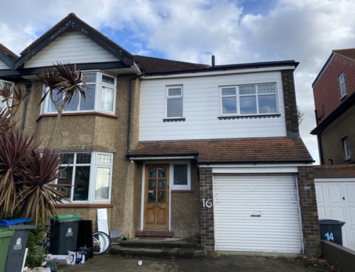 How to Convert a Berrylands Garage with an Asbestos Board Ceiling Case Study